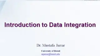 Introduction to Data Integration (Part 1/2)