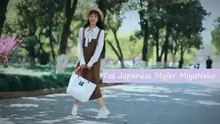 Tas Japanese Styler MiyaNeko Large Capacity Tote Bag 223-11