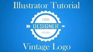Design a Vintage Logo in Illustrator V2 | Illustrator Logo Design Tutorial