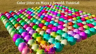 Color Jitter en Maya y Arnold / Color Jitter in Maya and Arnold Tutorial