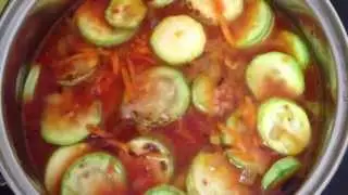 Кабачки с кетчупом