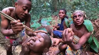 Avcı Toplayıcı Baka Pigme Kabilesi Yağmur Ormanlarında Yaşam 🇨🇲