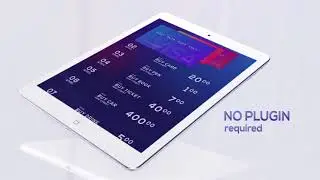 Tablet Presentation   White Version After Effects Template