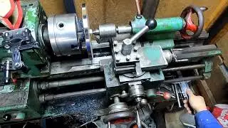 Изготовление фланца диаметром160 (мм) на  токарном станке ТВ-4.