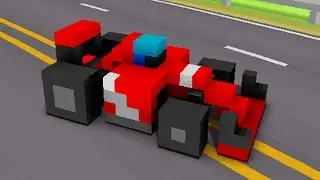 BLOCKY HIGHWAY #4. ИГРА КТО ДАЛЬШЕ ПРОЕДЕТ. Гоночные машины. Мультфильм про машинки.