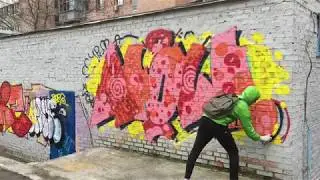Street graffiti Bombing in Rostov-on-Don | Граффити Бомбинг в Ростове-на-Дону