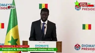 🚨TFM LIVE :    Discours du president Bassirou Diomaye Faye