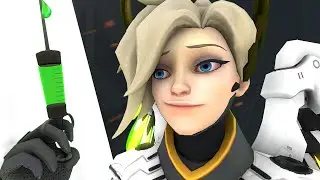 Ангел против всех героев Overwatch