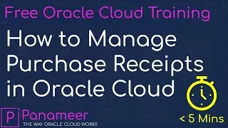 Oracle Cloud Tutorial Ep 0076 | How to Manage Purchase Receipts in Oracle ERP Cloud ERP (in 3 Mins)