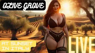 Olive Grove at Sunset in Italy Lookbook Music Video