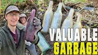 Digging Through an Abandoned Garbage Dump | 115 Years Old. Antique Bottle Digging, Cobalt - Ontario
