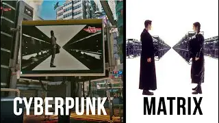 The Matrix reference in cyberpunk 2077 | Easter eggs#shorts