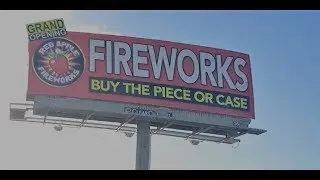 Red Apple Fireworks June Boom walk through 2017