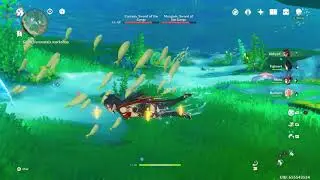 Cortana and Murgleis mini boss fight in Fontaine ,Genshin Impact