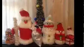 Новогодние игрушки из носков.