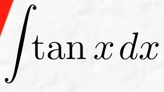 Integral of tan(x) with u-substitution | Calculus 1 Exercises