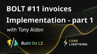 Core Lightning implementation of BOLT #11 invoices - part 1 | live #17
