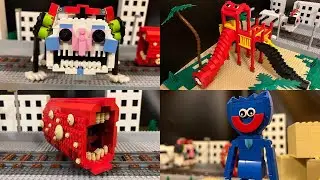 LEGO EXTRA SLIDE vs DJ MUSIC MAN vs TRAIN EATER vs HUGGY WUGGY