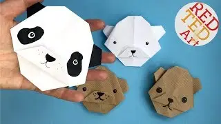 Easy Origami Bear   Panda Bear DIY    Paper Polar Bear DIY
