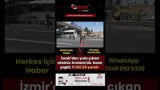 İzmir'den yola çıkan otobüs Ankara'da feci kaza yaptı.