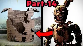 How To Make Springtrap Body With Cardboard | PART_14 | FNAF Cosplay Tutorial