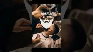 Our creative team @getlify agency presents the exclusive logo & branding design for 'Mafia Saloon'