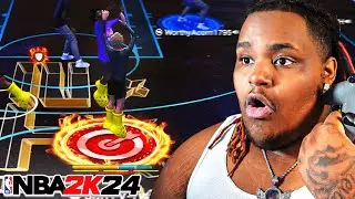 FIRST PARK GAME on NBA 2K24 - PLAYMAKING PERIMETER CREATOR BUILD in NBA 2K24!