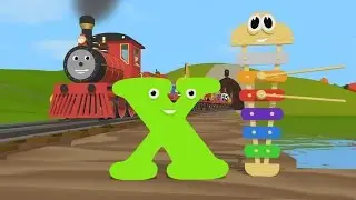 Learn about the Letter X and Colors - The Alphabet Adventure With Alice And Shawn The Train