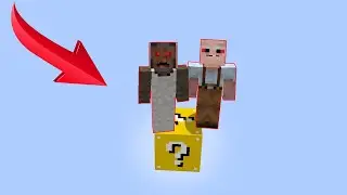 БАБКА ГРЕННИ И GRANDPA ВЫЖИВАЮТ НА 1 ЛАКИ БЛОКЕ В МАЙНКРАФТ | НУБИК В MINECRAFT ТРОЛЛИНГ ЛОВУШКА