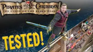 This was risky - sword fighting on a NARROW BEAM -TESTED!