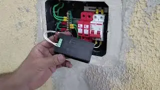 Instalação Wattímetro em Stringbox CA