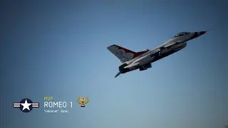 Patience, head on shots and a bit of luck (F-16C MSL Build) | Ace Combat 7 Multiplayer