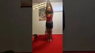 WONDER WOMAN BREAK TAPE CHALLENGE 