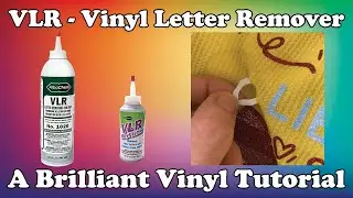 How to Use VLR (Vinyl Letter Remover) | A Brilliant Vinyl Tutorial