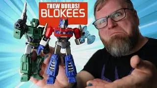 Thew Builds BLOKEES Transformers One Optimus Prime and Hound!