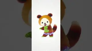 Pocoyo + Nina + Pato vs Raven + Red Panda + Red River Hog = Animation 1+1 