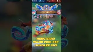 WAJIB PICK HERO BARU CICI JUNGLER / EXP OP PARAH #shorts #shortstiktok