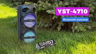 Обзор Беспроводная Bluetooth колонка BTSpeaker YST-4710 с FM-радио + микрофон