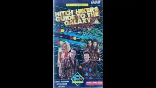 Original VHS Opening and Closing to The Hitchhiker's Guide to the Galaxy Part One UK VHS Tape