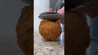Biting ice cream