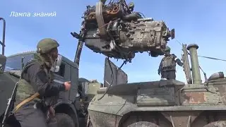 Field repair of equipment damaged in battles in Ukraine