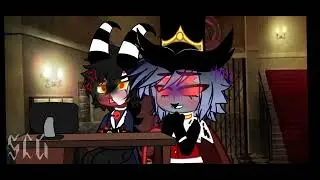 Death Stare meme || Gacha Club {{Helluva boss🖤[[Blitzo x Stolas]]}}