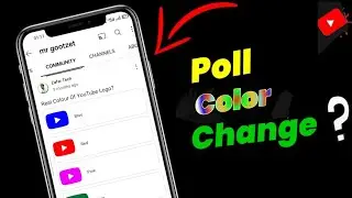 YouTube Community Image Poll Edit | Colour Change Community Image Poll Edit | Colour Images Poll