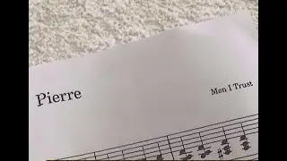 men i trust - pierre / piano cover