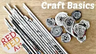 DIY Newspaper Rolls & Coils - Craft Basics