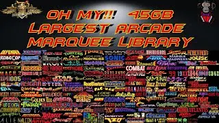 45gb ARCADE MARQUEE LIBRARY PACK COMPLETE SET