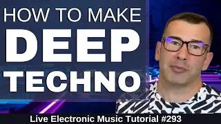 How to Make Deep Techno Like Stephan Bodzin + Free Templates: Live Electronic Music Tutorial 