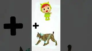 Pocoyo + Nina + Pato vs Hyrax+ Iberian Lynx + Ibex = Animation 1+1 