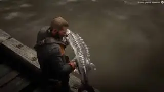 Легендарный Озерный Осетр Red Dead Redemption 2
