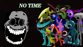 FNF Rainbow Friends Chapter 2 Vs RUSH Sings No Time | Roblox Rainbow x Doors - Friday Night Funkin'